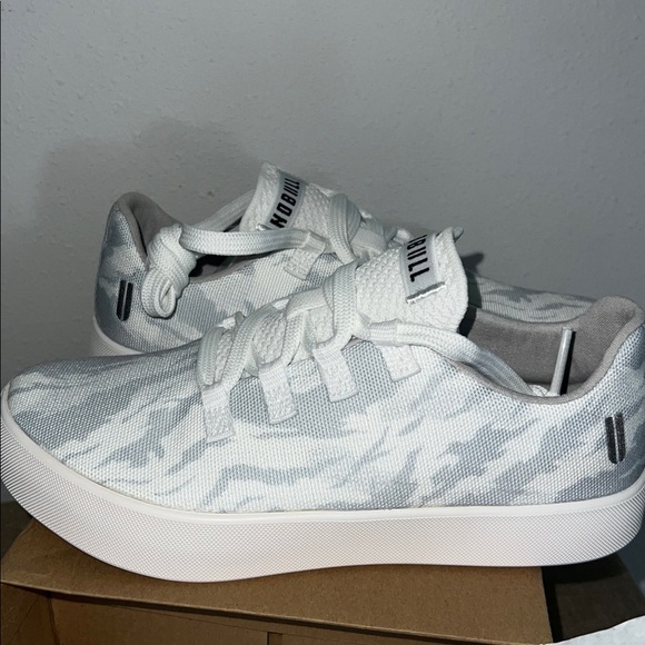 Women's Recs Canvas NoBull - Light Grey Camo size 8 lifting gym workout flat - Picture 9 of 9